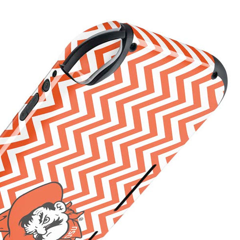 Oklahoma State University Chevron Print Nintendo Switch Lite Skin